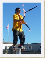 IMGP1489_street_entertainer_close * Unknown street entertainer close.2008 Steveston Farmers and Artisans Market held next to the Gulf of Georgia Cannery. * Unknown street entertainer close.2008 Steveston Farmers and Artisans Market held next to the Gulf of Georgia Cannery. * 1038 x 1384 * (196KB)